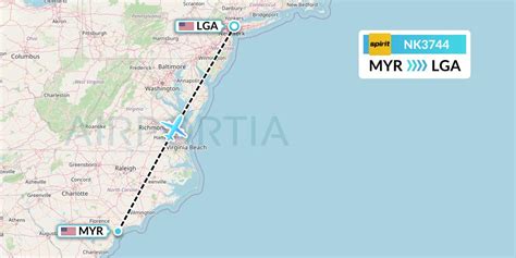 NK3389 Flight Status Spirit Airlines: Myrtle Beach to New.